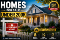 Homes for Sale Under 200K in 2026