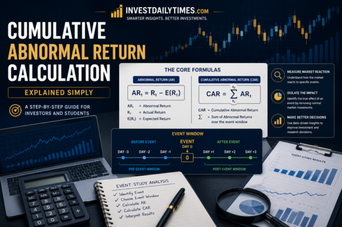 Cumulative Abnormal Return Calculation